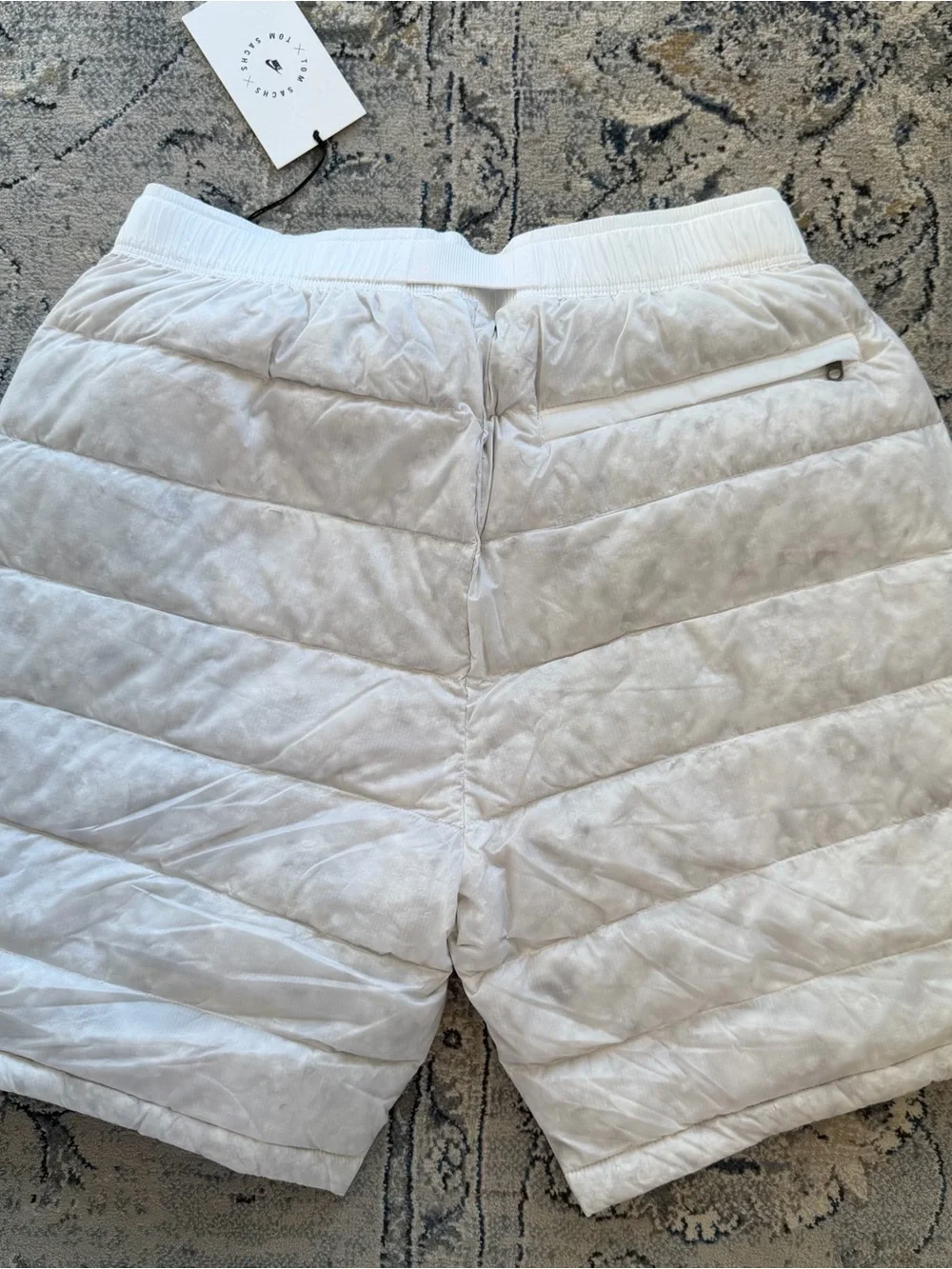 Nike x Tom Sachs Men’s Quilted Cloud White Shorts